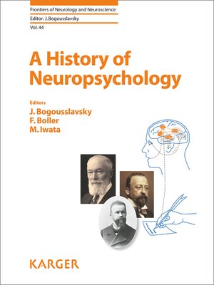 cover image of A History of Neuropsychology